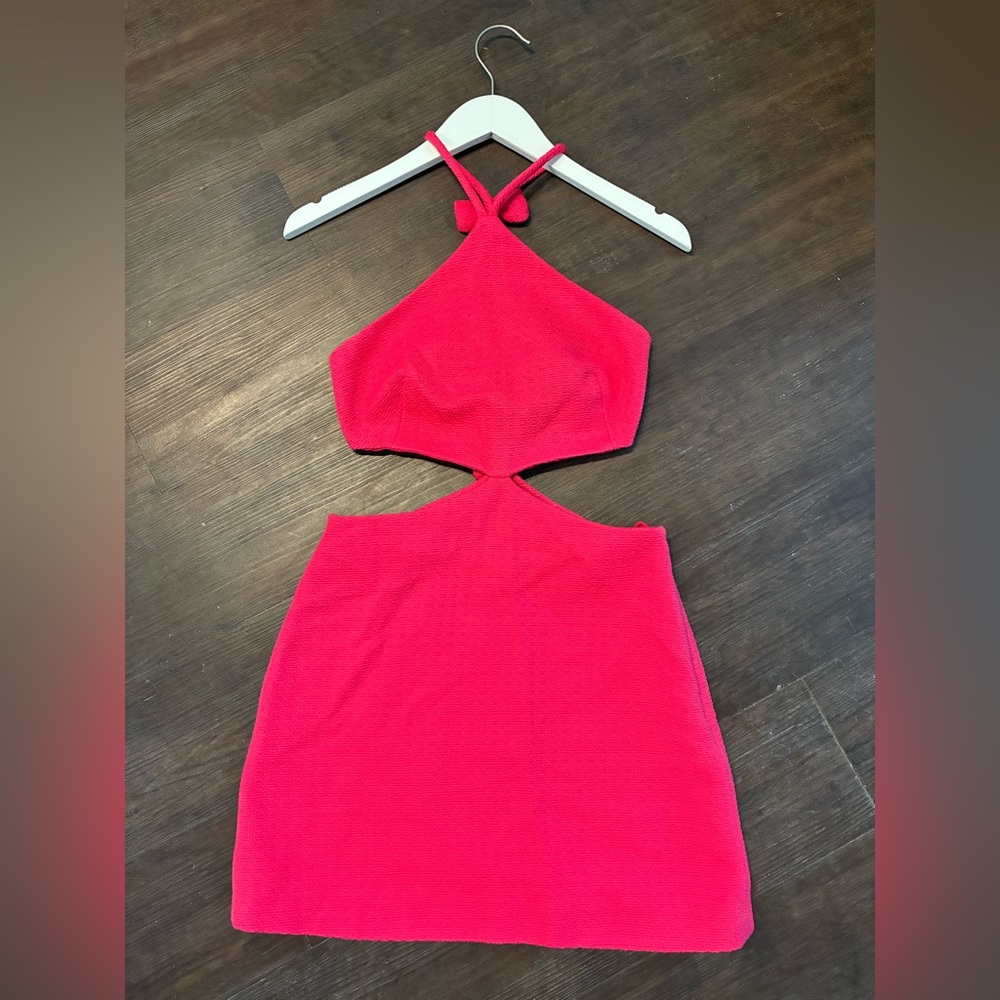 *NWT* Alexis 🎀 XS Stunning Rose Mini Dress with Bow Details 🎀